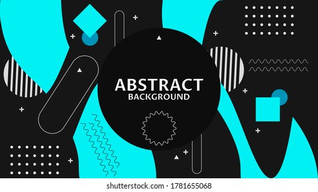 ILUSTRACIÓN ABSTRACTA PLANTILLA DE VECTOR DE DISEÑO DE FLUIDOS DE FONDO GEOMÉTRICO PARA EL DISEÑO DE LA TAPA DE PAPEL 