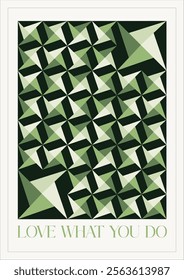 abstract illustration with geometric design
