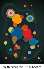 Ilustración Abstractas, Formas geométricas, ilustración, Vector