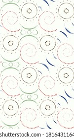 Abstract illustration in geometric style. Classic color with geometric shapes. Graphic modern ornament for presentations, posters, fabrics.