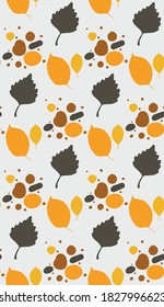 Abstract illustration in geometric style. Classic color with geometric shapes. Graphic modern ornament for presentations, posters, fabrics.