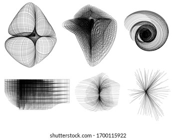 Dibujo abstracto diseño de degradado