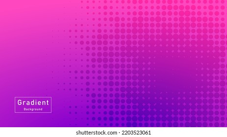 Abstract illustration with gradient background. Design for landing pages.