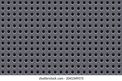 Ilustración abstracta de fondo y textura de tono gris. Los puntos de polka aislados en el fondo blanco.