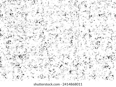 Ilustración abstracta textura de grano de puntos, rayados, efecto vintage, ruido y grano. Fondo negro y blanco. Superposición horizontal de la presión Textura sucia monocroma de la vieja superficie desgastada.