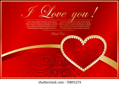Abstract illustration with heart