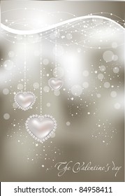 abstract illustration with hearts