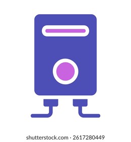 Abstract Illustration of Heating System Element