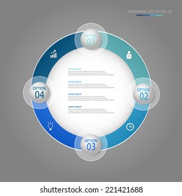 Abstract illustration Infographic. Vector illustration can be used for workflow layout, diagram, number options, web design