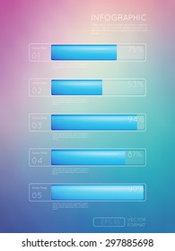 Abstract illustration Infographic - Vector illustration for workflow layout, diagram, number options, web design.