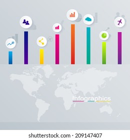 Abstract illustration Infographic. web design.