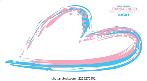 An abstract illustration for International Transgender Day of Visibility