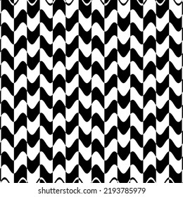 Abstract illustration of irregular waves pattern in black on white background. can be used for backgrounds, book covers, templates, printing and others