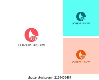 CARTA DE ILUSTRACIÓN ABSTRACTA C. VECTOR DE INSPIRACIÓN DE DISEÑO DE LOGOTIPO DE CONEXIÓN PARA SU NEGOCIO