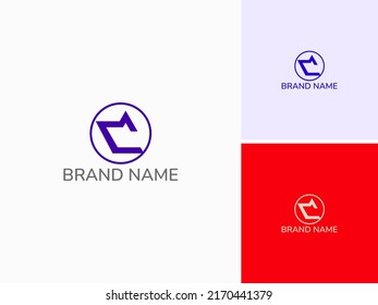 CARTA DE ILUSTRACIÓN ABSTRACTA C VECTOR DE INSPIRACIÓN DE LOGOTIPO PARA SU NEGOCIO