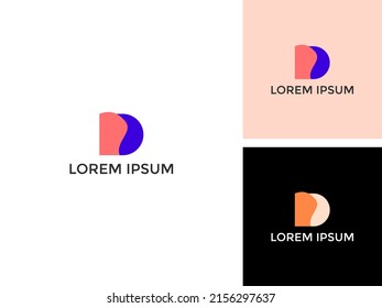 ABSTRACT ILLUSTRATION LETTER D LOGO DESIGN INSPIRATION VECTOR FOR YOUR BUSINESS