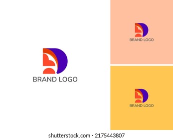 ABSTRACT ILLUSTRATION LETTER D LOGO DESIGN INSPIRATION VECTOR FOR YOUR BUSINESS
