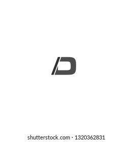 ABSTRACT ILLUSTRATION LETTER D SIMPLE LOGO DESIGN VECTOR MODERN FOR YOUR BUSINESS
