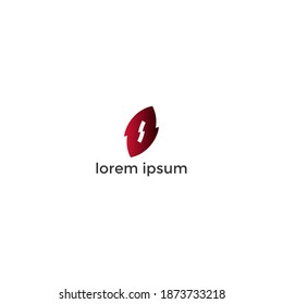 VECTOR DE DISEÑO DE LOGOTIPO DE ILUSTRACIÓN ABSTRACTA CON COLOR GRADIENTE