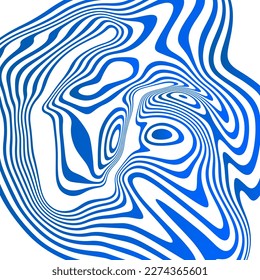 ABSTRACT ILLUSTRATION  LIQUIFY PSYCHEDELIC GRADIENT COLORFUL DESIGN. OPTICAL ILLUSION BACKGROUND VECTOR DESIGN