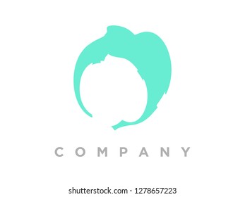 abstract illustration logo design.