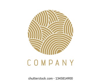 abstract illustration  logo design circle.