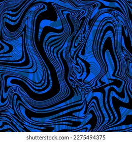 ABSTRACT ILLUSTRATION MARBLED TEXTURE LIQUIFY PSYCHEDELIC COLORFUL DESIGN. OPTICAL ILLUSION BACKGROUND VECTOR DESIGN