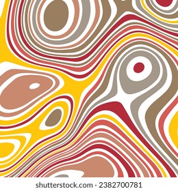 ABSTRACT ILLUSTRATION MARBLED TEXTURE LIQUIFY PSYCHEDELIC PASTEL COLORFUL DESIGN. OPTICAL ILLUSION BACKGROUND VECTOR DESIGN