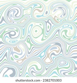 ABSTRAKTE ILLUSTRATION MARBLED TEXTURE LIQUIFY PSYCHEDELIC PASTEL SOFT COLORFUL DESIGN. OPTISCHE ILLUSION HINTERGRUND VEKTORDESIGN
