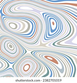 ILUSTRACIÓN ABSTRACTA TEXTURA MARBLADA LIQUIFY PASTEL PSIQUÉDELIC DISEÑO COLORIDO SUAVE. DISEÑO DE VECTOR DE FONDO DE ILUSIÓN ÓPTICA