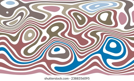 ABSTRACT ILLUSTRATION MARBLED TEXTURE LIQUIFY PSYCHEDELIC PASTEL SOFT COLORFUL DESIGN. OPTICAL ILLUSION BACKGROUND VECTOR DESIGN