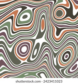 ABSTRACT ILLUSTRATION MARBLED TEXTURE LIQUIFY PSYCHEDELIC PASTEL SOFT COLORFUL DESIGN. OPTICAL ILLUSION BACKGROUND VECTOR DESIGN