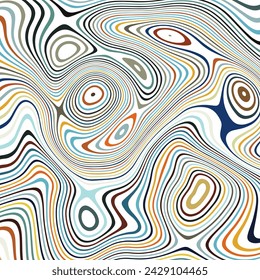 ABSTRACT ILLUSTRATION MARBLED TEXTURE LIQUIFY PSYCHEDELIC PASTEL SOFT COLORFUL DESIGN. OPTICAL ILLUSION BACKGROUND VECTOR DESIGN