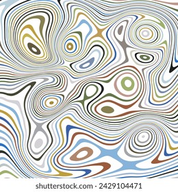ILUSTRACIÓN ABSTRACTA TEXTURA DE MÁRMOL LICUAR PSICODÉLICO PASTEL SUAVE DISEÑO COLORIDO. DISEÑO DE VECTOR DE FONDO DE ILUSIÓN ÓPTICA