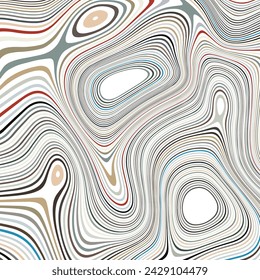 ABSTRACT ILLUSTRATION MARBLED TEXTURE LIQUIFY PSYCHEDELIC PASTEL SOFT COLORFUL DESIGN. OPTICAL ILLUSION BACKGROUND VECTOR DESIGN