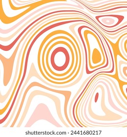 ABSTRACT ILLUSTRATION MARBLED TEXTURE LIQUIFY PSYCHEDELIC PASTEL SOFT COLORFUL DESIGN. OPTICAL ILLUSION BACKGROUND VECTOR DESIGN