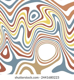ABSTRACT ILLUSTRATION MARBLED TEXTURE LIQUIFY PSYCHEDELIC PASTEL SOFT COLORFUL DESIGN. OPTICAL ILLUSION BACKGROUND VECTOR DESIGN