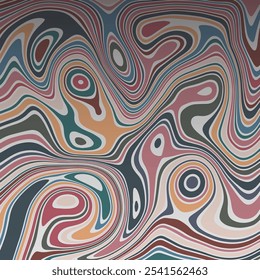 ILUSTRACIÓN Abstractas TEXTURA DE MÁRMOL LIQUIFY PASTEL PSICODÉLICO DISEÑO COLORIDO SUAVE. DISEÑO DE VECTOR DE FONDO DE ILUSIÓN ÓPTICA