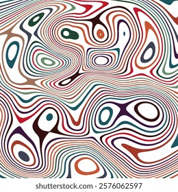ABSTRACT ILLUSTRATION MARBLED TEXTURE LIQUIFY PSYCHEDELIC PASTEL SOFT COLORFUL DESIGN. OPTICAL ILLUSION BACKGROUND VECTOR DESIGN