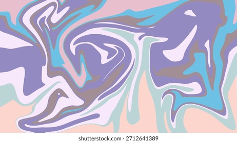 ABSTRACT ILLUSTRATION MARBLED TEXTURE PSYCHEDELIC COLORFUL DESIGN. OPTICAL ILLUSION BACKGROUND VECTOR 