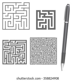 Abstract illustration - maze