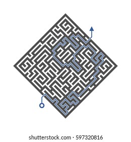 Abstract illustration - maze