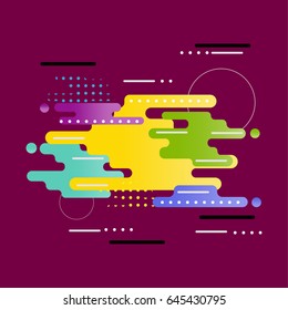 Abstract illustration Is modern Can be used as a background wallpaper or decorate in print.

