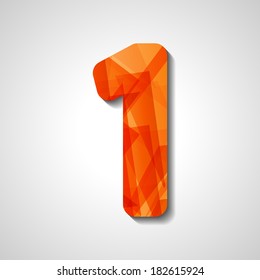 abstract  illustration, number collection - 1