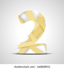 abstract  illustration, number collection - 2