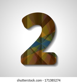 abstract  illustration, number collection - 2