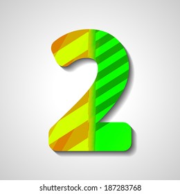 abstract  illustration, number collection - 2