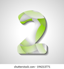 abstract  illustration, number collection - 2