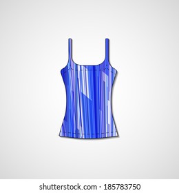 Abstract illustration on singlet, template editable.
