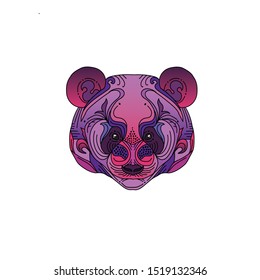 an abstract illustration of panda